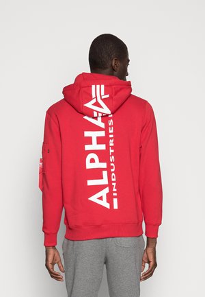 BACK PRINT  - Hoodie - speed red