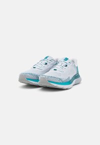 Under Armour HOVR TURBULENCE 2 - Hardloopschoenen voor op de weg - halo gray/hydro teal/circuit teal