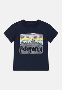 Patagonia - BABY FITZ ROY SKIES UNISEX - Camiseta estampada - new navy Imagen en miniatura 1