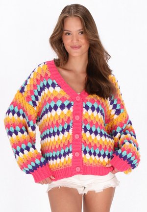 Cardigan - pink multicolor