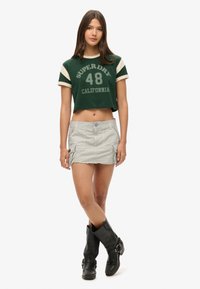 Superdry & Co UTILITY PARACHUTE - Falda acampanada - skylark grey