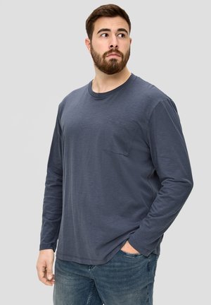 s.Oliver Langarmshirt - dunkelblau