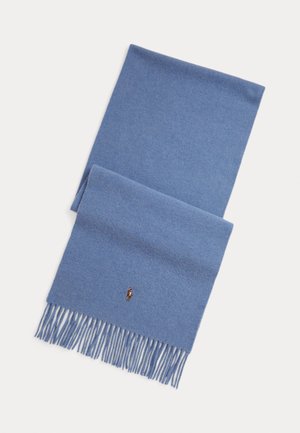 FRINGE VIRGIN WOOL SCARF - Sjal - soft royal heather