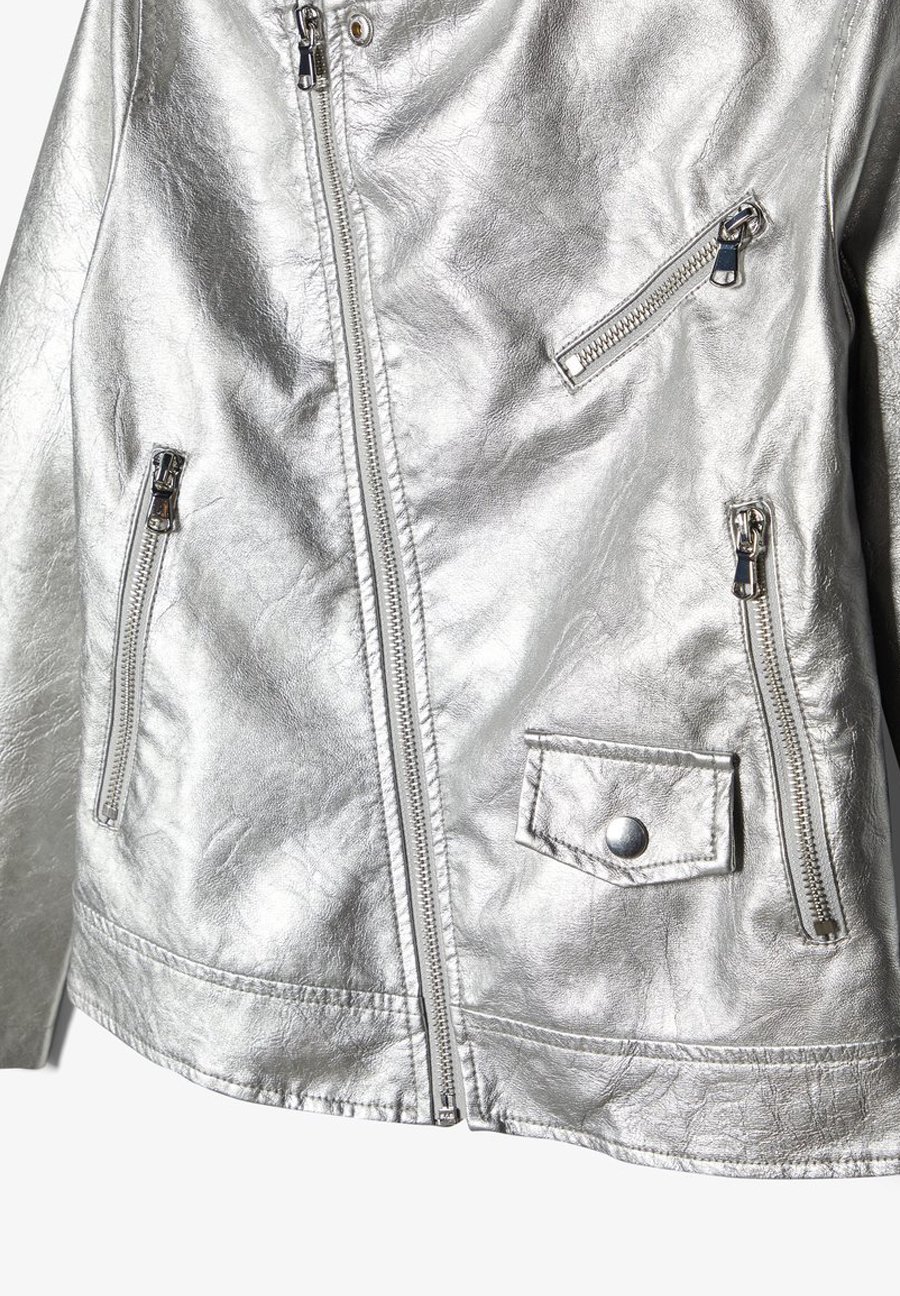 Name it Imitatieleren jas silverzilverkleurig Zalando.nl Name it Imitatie leren jas online | ZALANDO