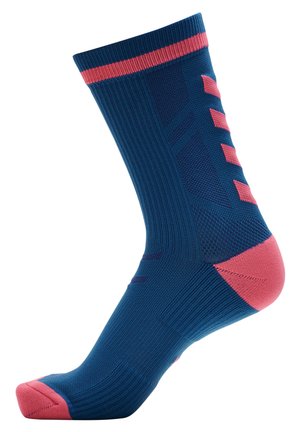 ELITE INDOOR LOW PA - Sportsokken - blue coral tea rose