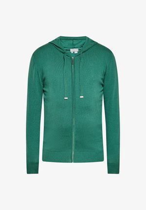 CO-BRANDED WITH BOLINE - Bluză de molton cu fermoar - grün