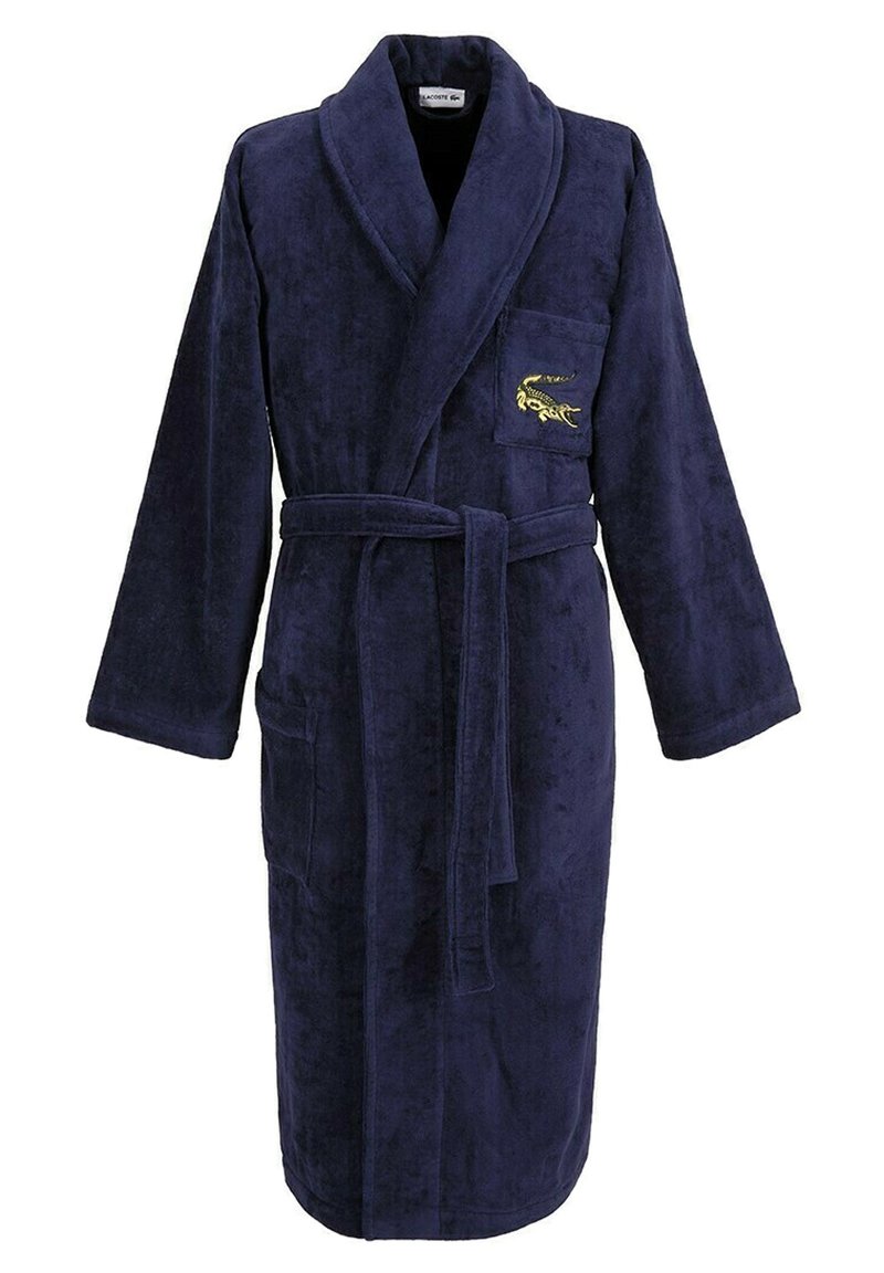 Lacoste Dressing gown navy/dark blue Zalando.de