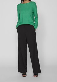 VILA Stickad tröja - green