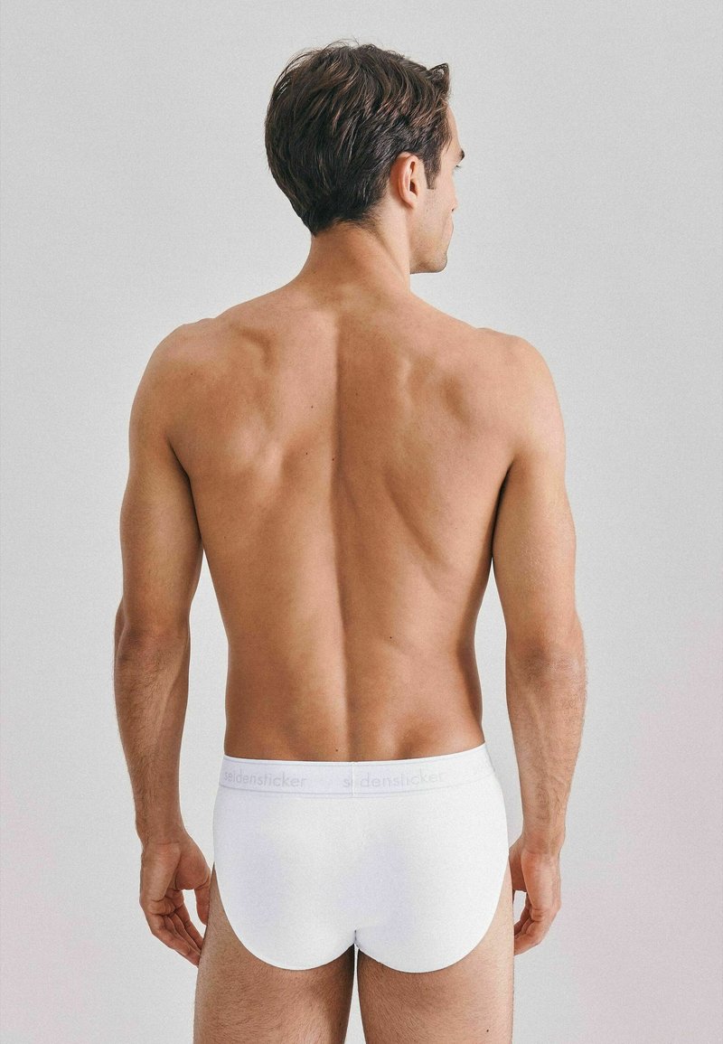 Herren Unterhosen | Seidensticker 3 PACK Slip white/weiß - OA24551 Herren Unterhosen | Seidensticker 3 PACK Slip white/weiß - OA24551