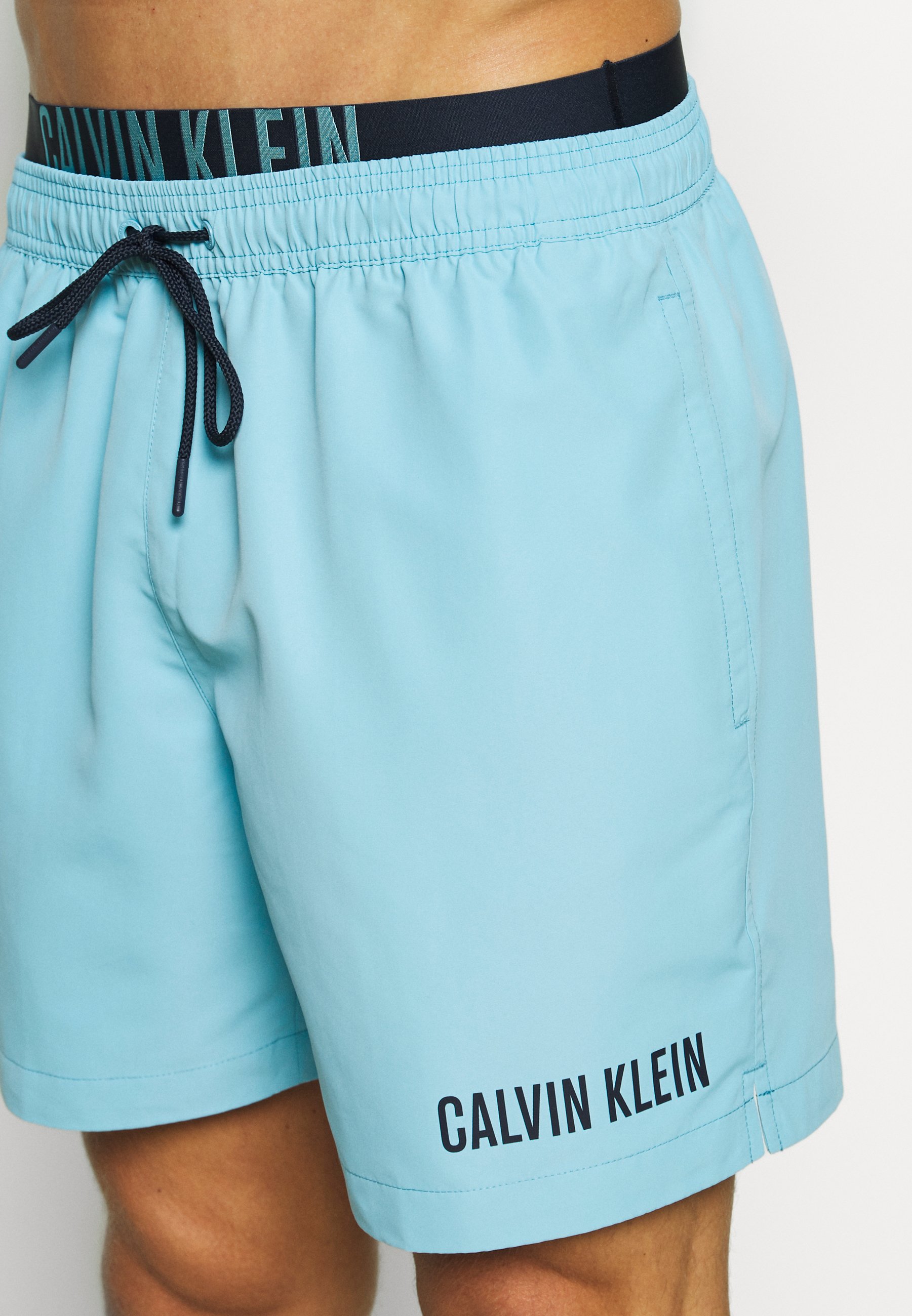 Calvin Klein Swimwear MEDIUM DOUBLE - Shorts da mare - blue/blu - Zalando