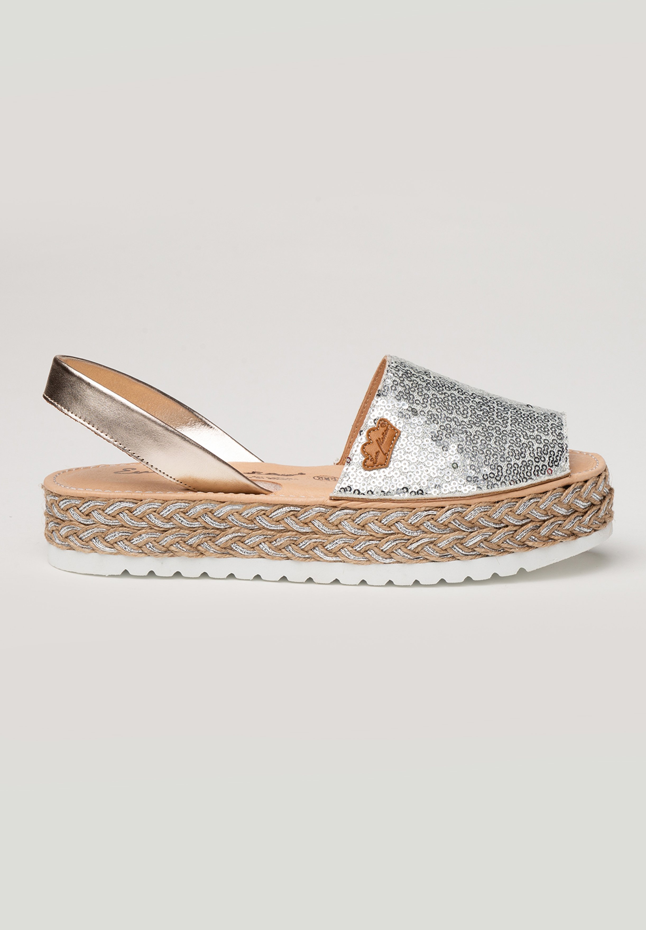 Eva Mañas IBICENCA - Sandalias con plataforma - plata/plateado - Zalando.es