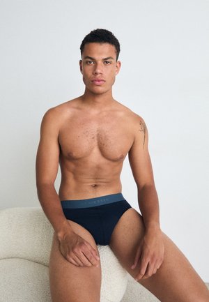 Schiesser 95/5 COTTON - 3ER PACK RIO - Slip - black