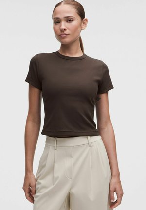 lululemon, LITTLE TEE - T-Shirt basic - mahogany muse-