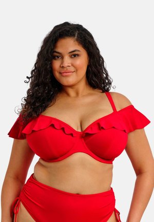 PLAIN SAILING - Haut de bikini - lava