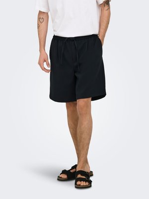 Only & Sons JOGGING-SHORTS ONSWILL LOCKER GESCHNITTEN SHORTS - Pantalon de survêtement - black