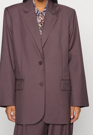 Halflange jas - purple