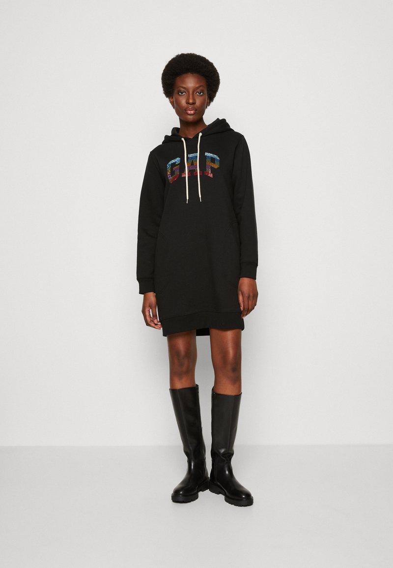 GAP HOODIE DRESS Hverdagskjole black/sort Zalando.dk