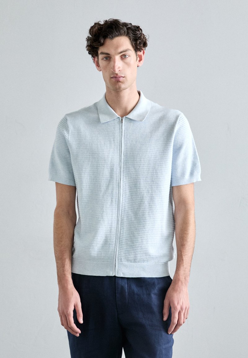 NN.07 - GUSTAV FULL ZIP - Chemise - winter sky, Agrandir