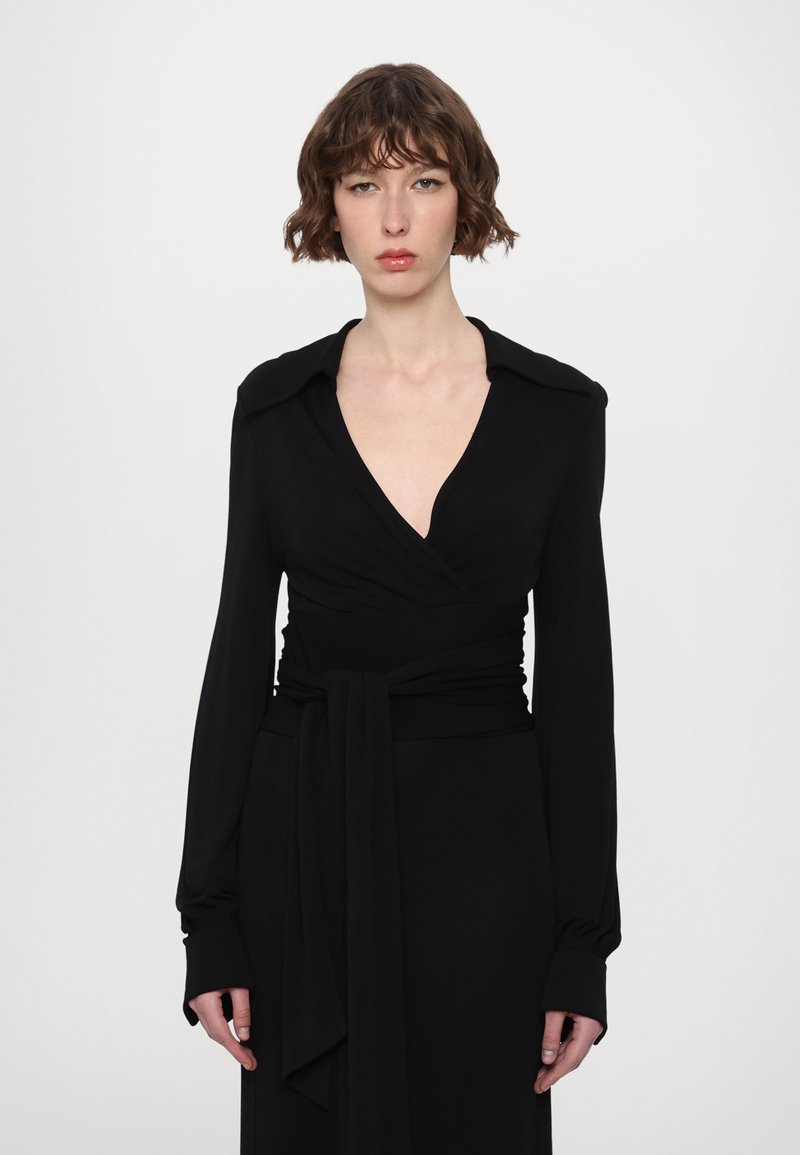 Diane von Furstenberg - PERFECT WRAP  - Long sleeved top - black, Enlarge