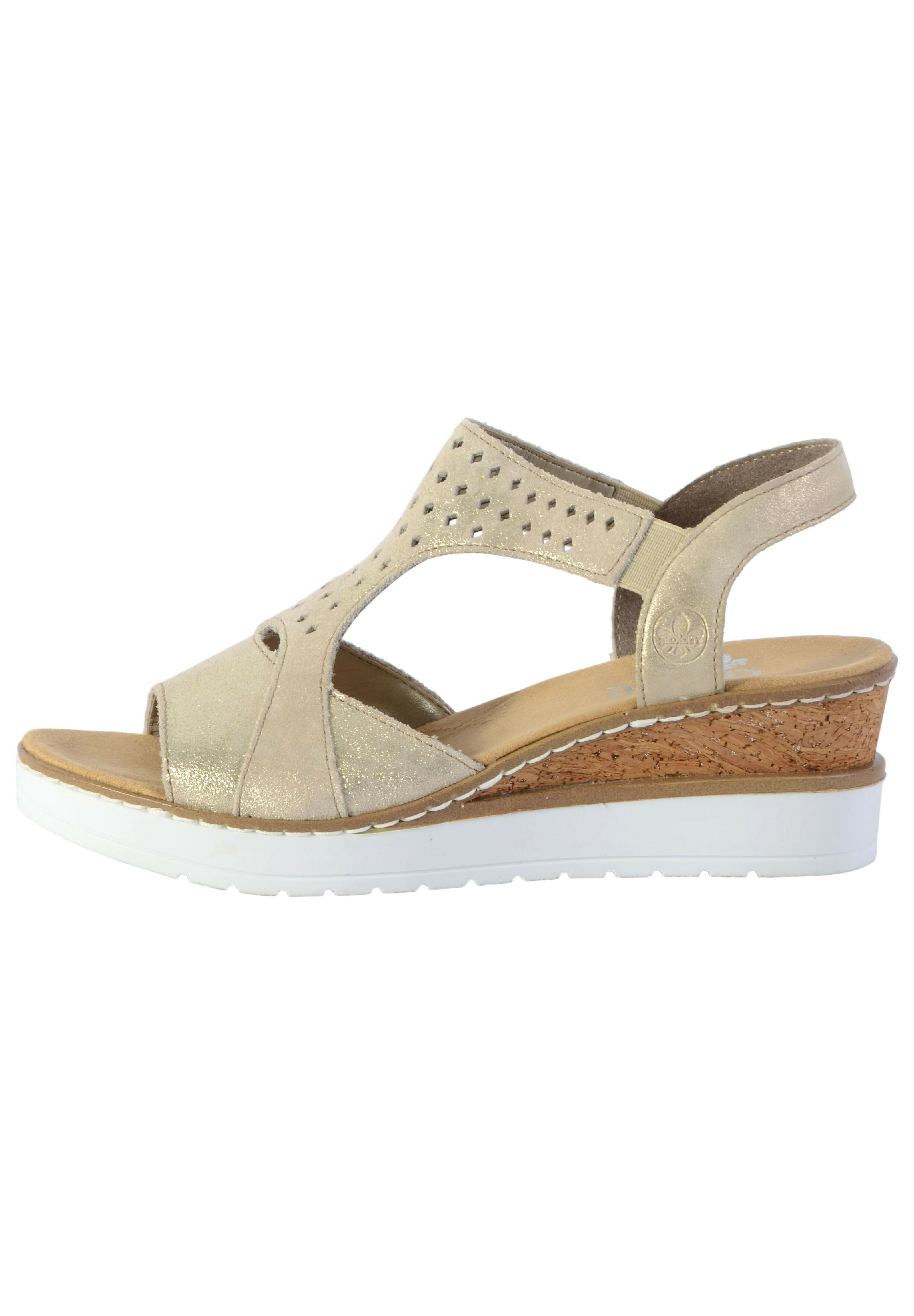 Rieker Sandales à plateforme - beige - ZALANDO.FR