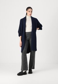 YAS YASJUVA LONG CARDIGAN - Jopica - navy blazer