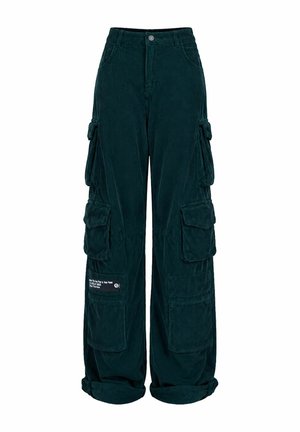 #VDR VILLADELLEROSE, Παντελόνι cargo - dark green