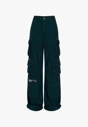 #VDR VILLADELLEROSE, Παντελόνι cargo - dark green