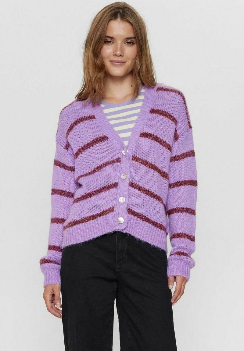 Nuha Gerippte Strickjacke in Blau main image 0