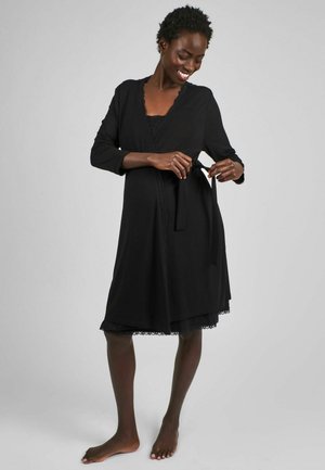 JoJo Maman Bébé MATERNITY REGULAR FIT - Chalatas - black