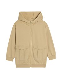 Koton Tröja med dragkedja - camel