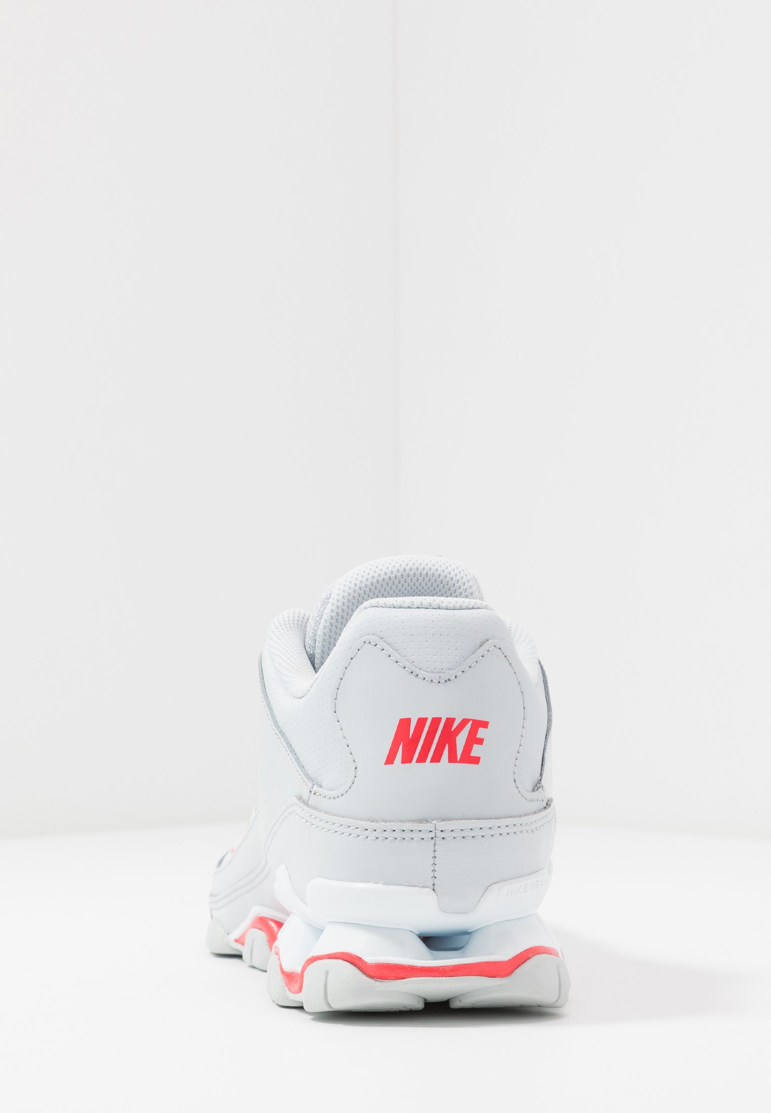 nike reax grey and red