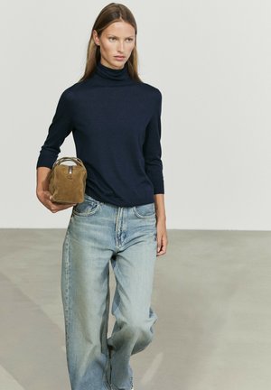 Massimo Dutti, Trui - mottled dark blue