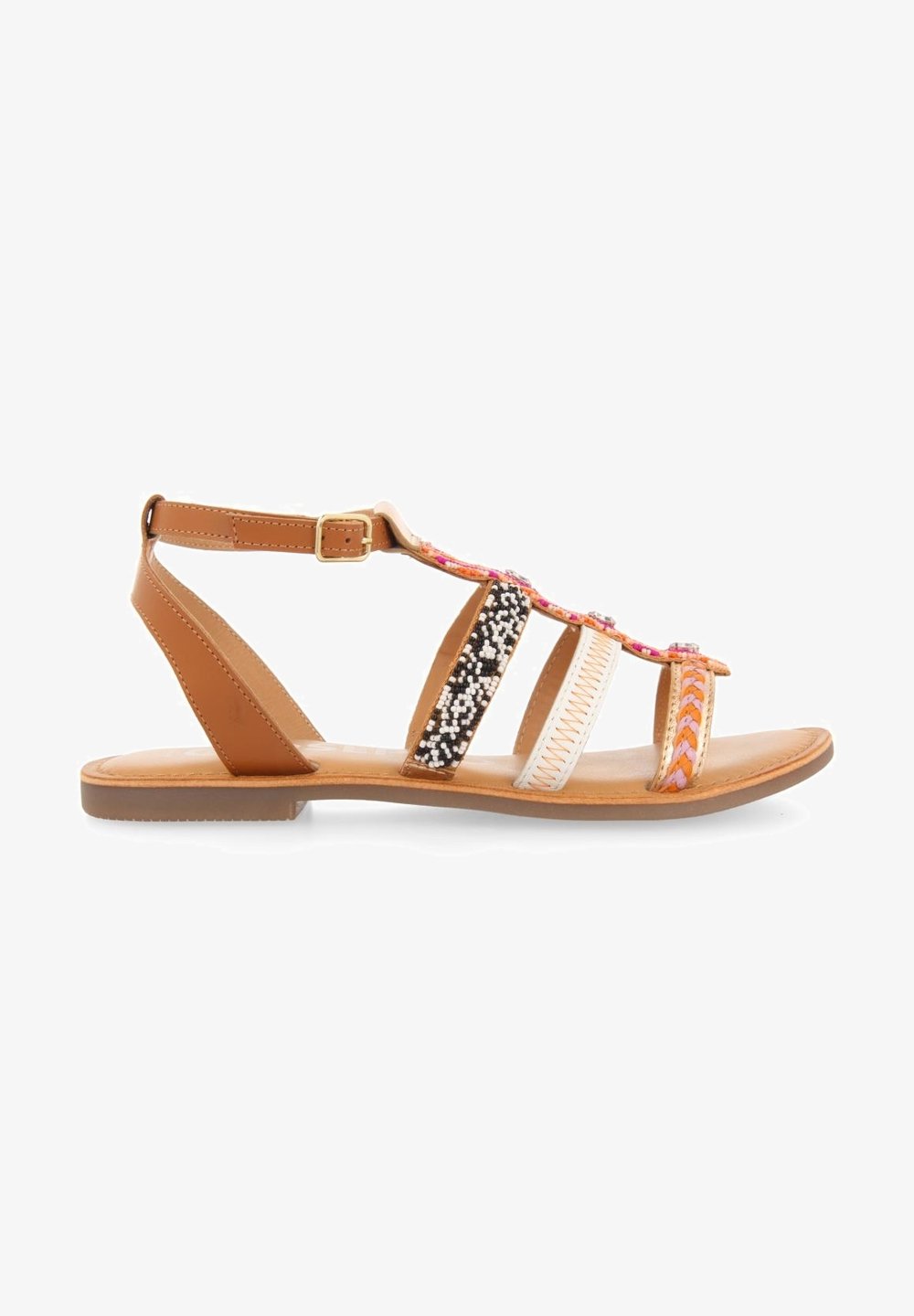 GIOSEPPO ITATIM witte sandalen van leer met bloemenversiering voor meisjes, Wit, 28 EU GIOSEPPO ITATIM witte sandalen van leer met bloemenversiering voor meisjes, Wit, 28 EU