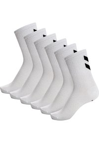 CHEVRON  6 PACK  - Chaussettes de sport - white white