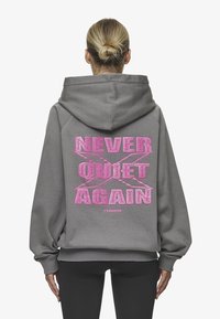 Pegador BELLY OVERSIZED HOODIE - Felpa - washed deep grey