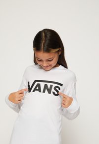Vans CLASSIC LS - Långärmad tröja - white/black