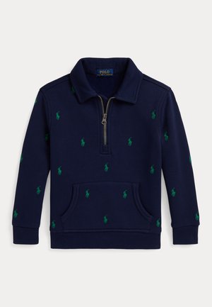 Polo Ralph Lauren POLO PONY FLEECE COLLARED SWEATSHIRT - Pulóver - refined navy