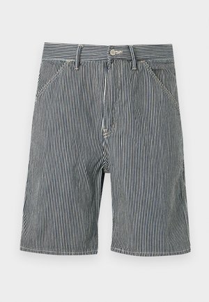 GAP, RAILROAD STRIPE - Τζιν σορτς - dark blue