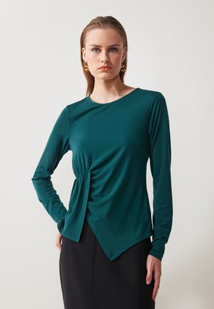 Topper langermet - dark green