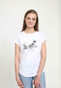 Disney BAMBI BAMBI FRIENDSHIP - Triko s potiskem - white