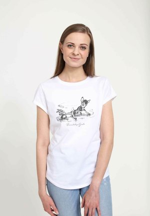 BAMBI BAMBI FRIENDSHIP - T-shirt imprimé - white