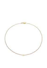 Goldene Halskette mit einem zarten Sternchenanhänger. Verfügt über ein dünnes, flexibles Design und einen sicheren Karabinerverschluss.