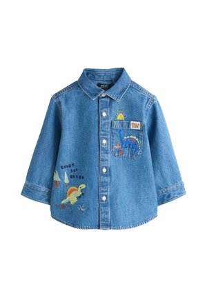 REGULAR FIT - LONG SLEEVE - Hemd - blue dino embroidery