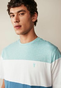 Next BLOCK REGULAR - T-shirts print - blue