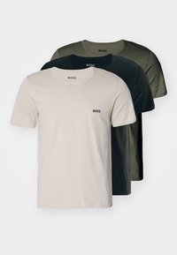 BOSS CLASSIC 3 PACK - Apakškrekls - dark blue/khaki/beige