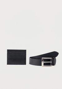 BELT AND CARD HOLDER UNISEX SET - Ceinture - black