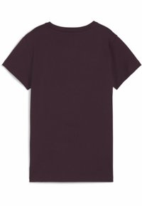 Puma LOGO TEE - Majica kratkih rukava s printom - midnight plum