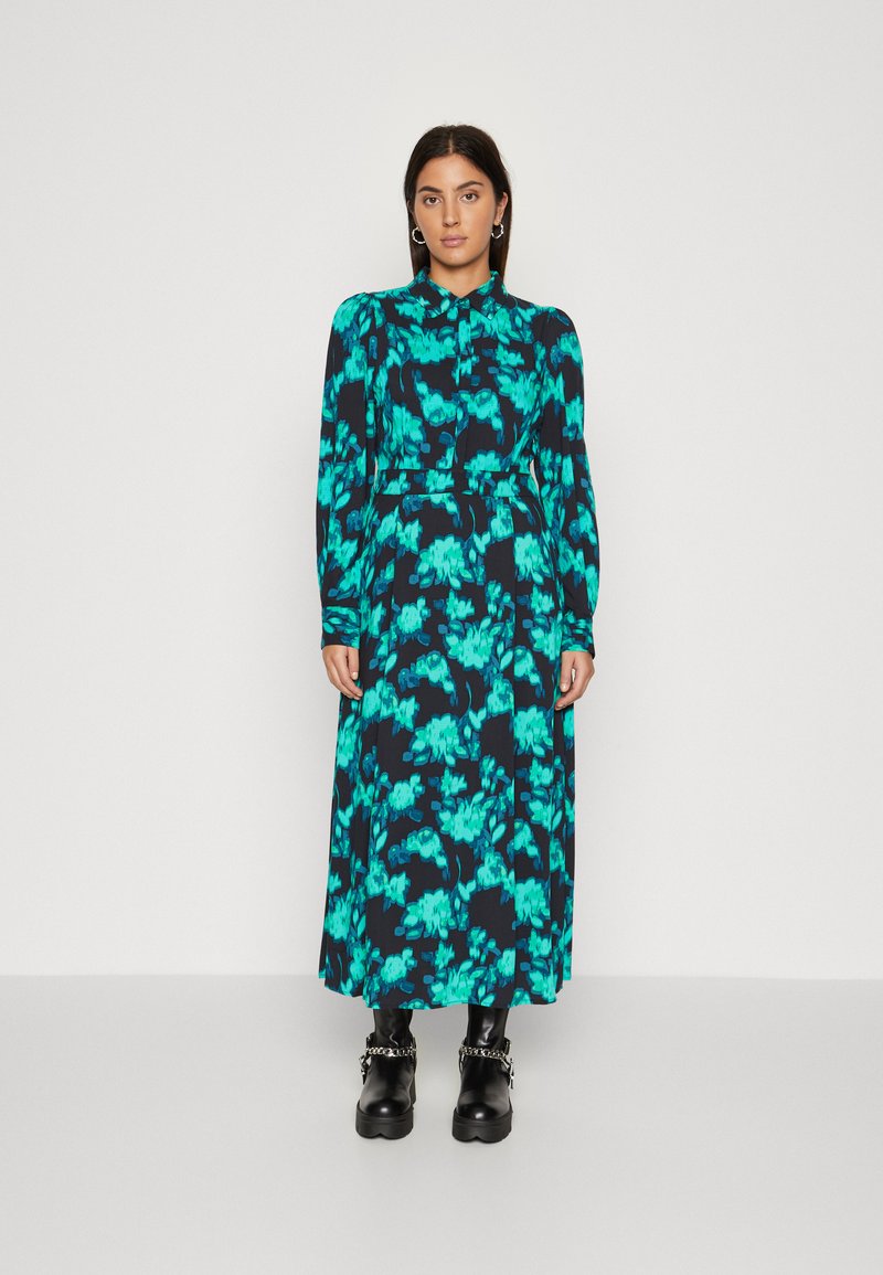 YAS YASFLAIR LONG SHIRT DRESS - Φόρεμα πουκάμισο - black