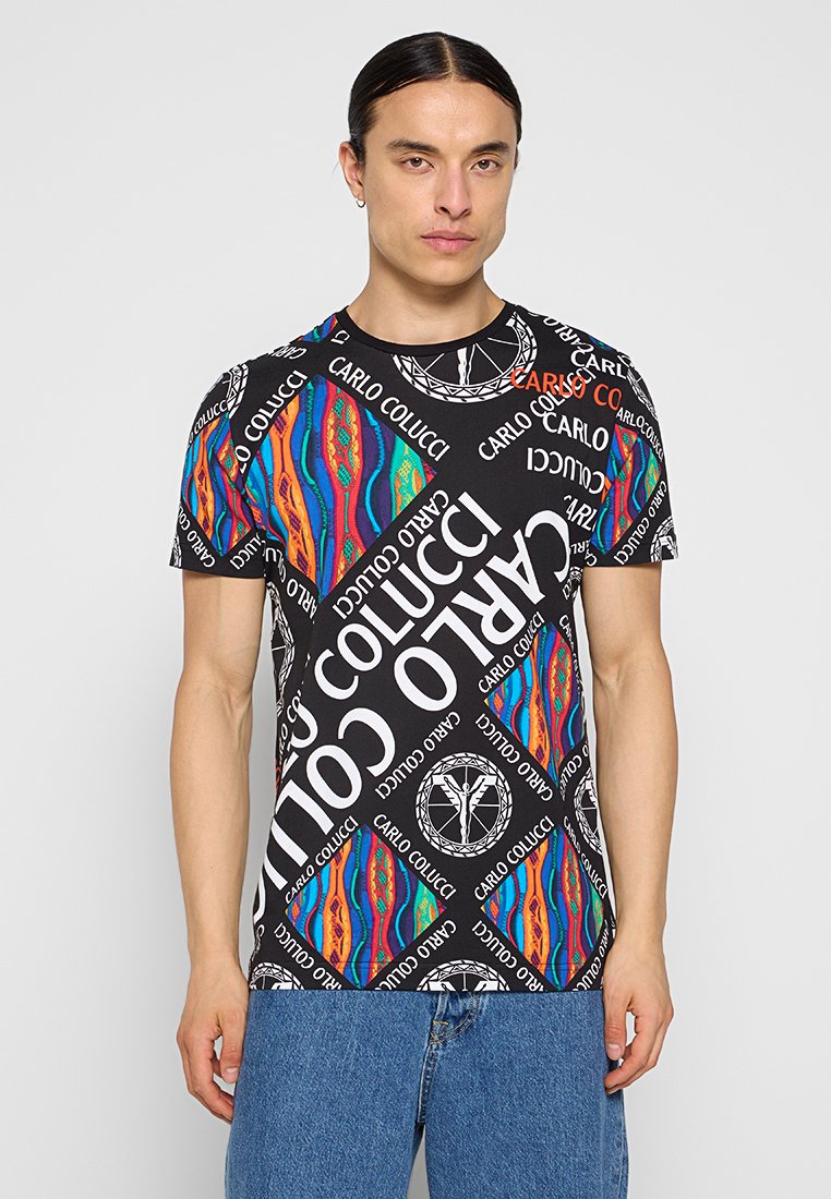 carlo colucci T-shirt print grijs