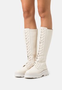 Zign Kozačky na platformě - off-white